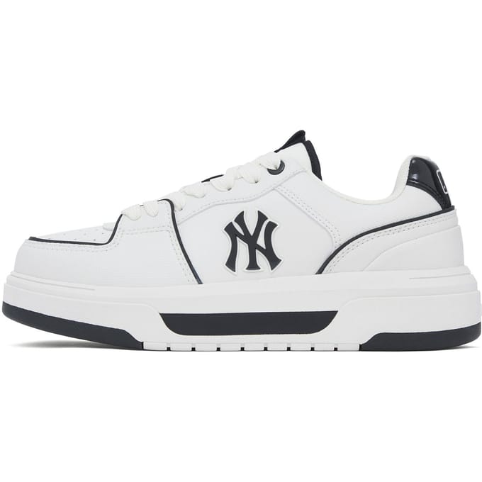 MLB Chaussures de Skateboard Chunky Liner Basse Unisexes Écru 3ASXCBS4N-50WHS 38 white