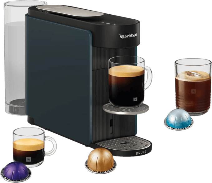 Krups Nespresso Vertuo UP XN9404 - Koffiecupmachine - Blauw