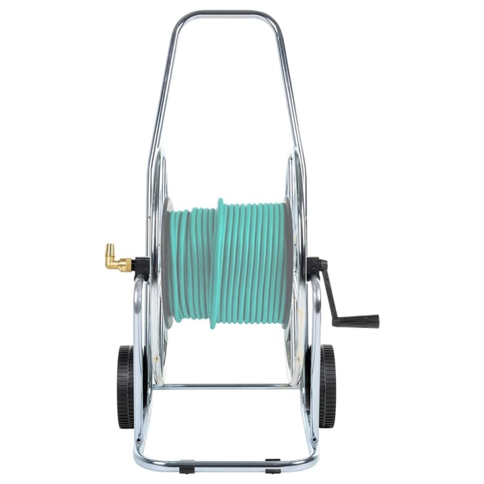 vidaXL - Tuinslangkar - voor - 80 - m - 3/4" - slang - staal