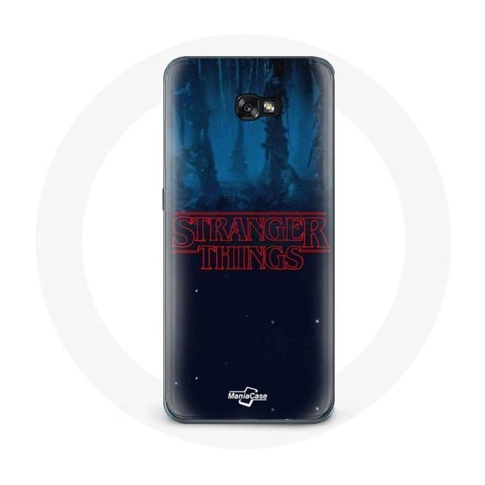 Coque - Stranger Things - Samsung Galaxy A3 2017 - Souple - Protection - Bleu