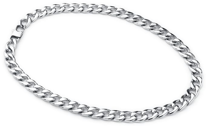 etNox hard and heavy Halsketting - Panzerkette - voor Mannen - zilverkleurig