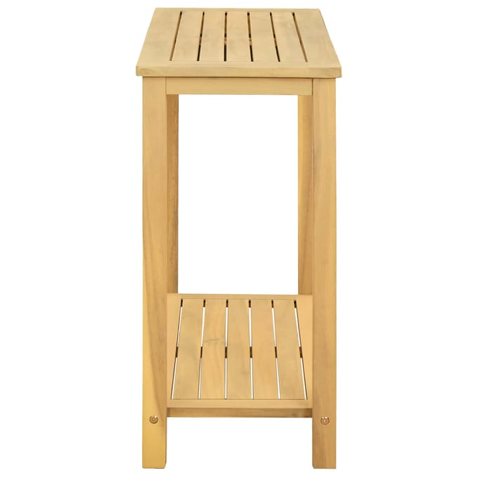vidaXL Tuin Console Tafel Licht acacia 80 x 35 x 75 cm