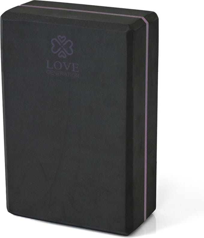 Love Generation - Foam Yogablok - Blessed Black