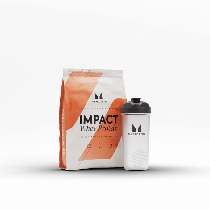 Impact Protein Bundel - 15servings - Shaker - Vanille