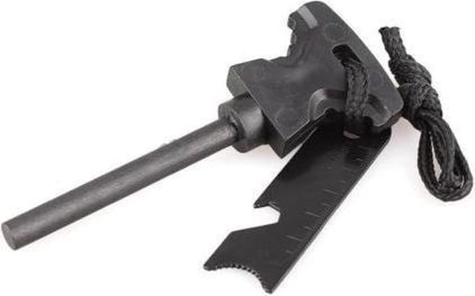Fitgear Magnesium stick 3 in 1 survival vuurstarter - outdoor - 100% magnesium