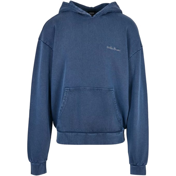 Urban Classics - Small Embroidery Hoodie/trui - XL - Blauw