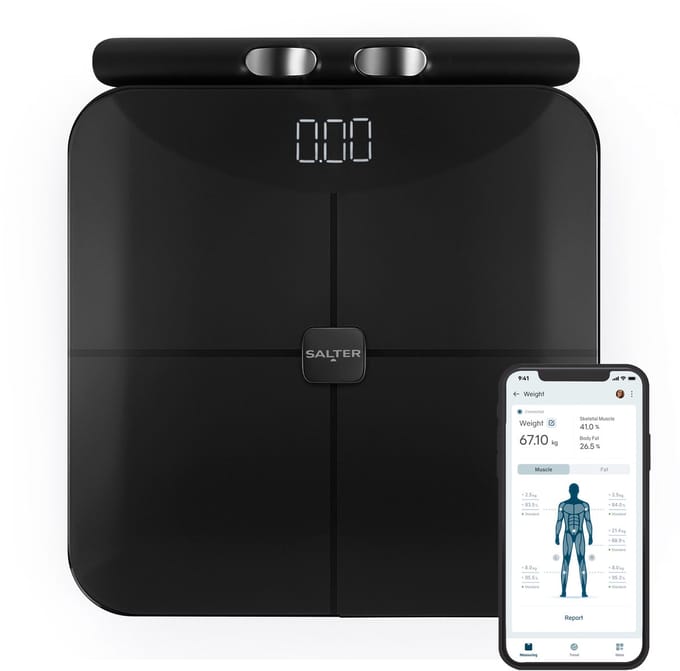 Salter Body Insight Smart Scale - Hand-tot-voet sensoren, Balance App