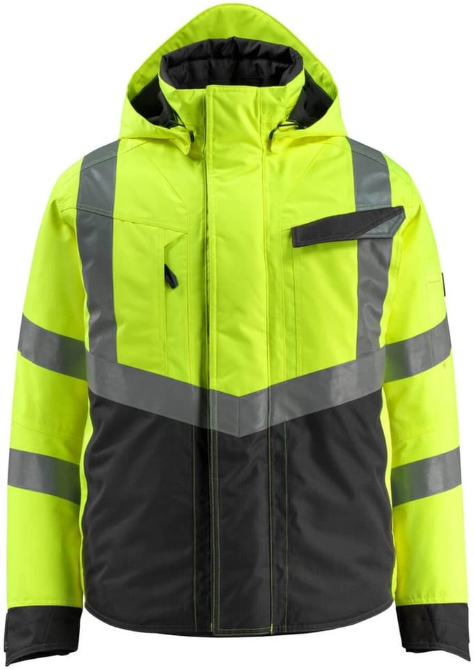 Mascot Safe Supreme Winterjas 15535-231 - Hi-Vis geel/zwart - L