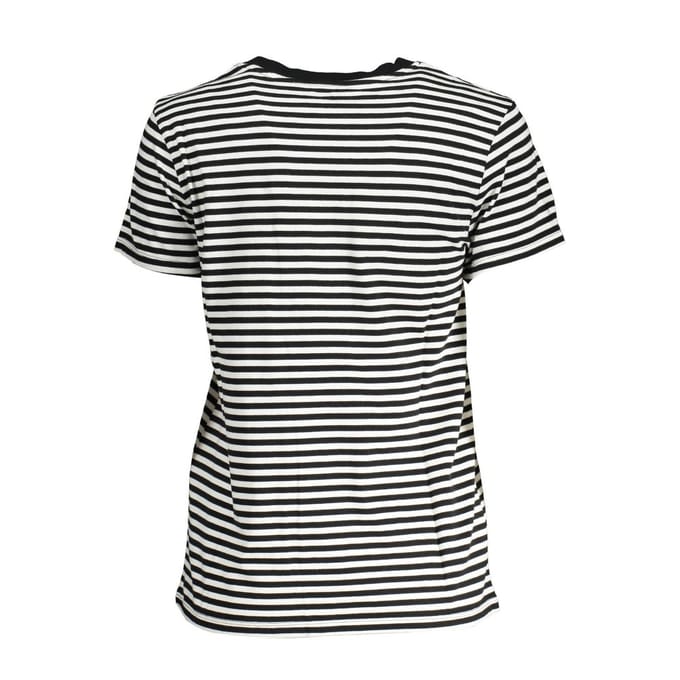 T-shirt van katoen met streepmotief