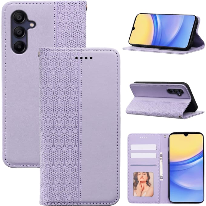 TwoTone Samsung Galaxy A36 Slim Magnetic Bookcase Paars