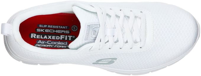 Skechers werkschoen Flex Advantage SR BENDON herensneaker wit