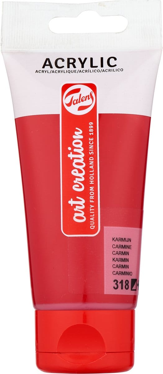Acrylverf talens art creation 75ml 318 karmijn | 3 stuks