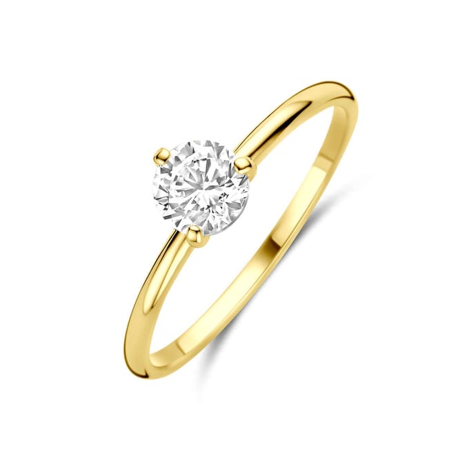 14K Geelgouden Ring met Zirkonia 4034920 – 5,5 mm