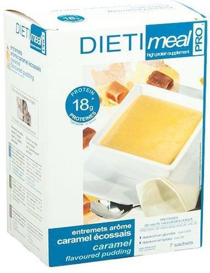 Dieti Caramel Shake/Pudding - 7 stuks - Maaltijdvervanger