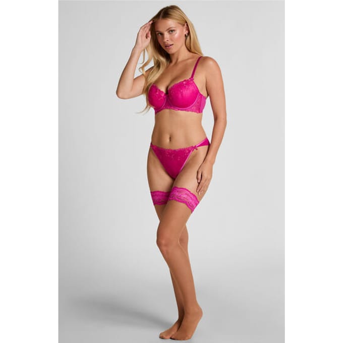 Hunkemöller Stay-ups 15 Denier Kant Roze
