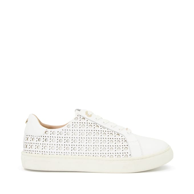 Dune Ease Leren Witte Sneakers Voor Dames