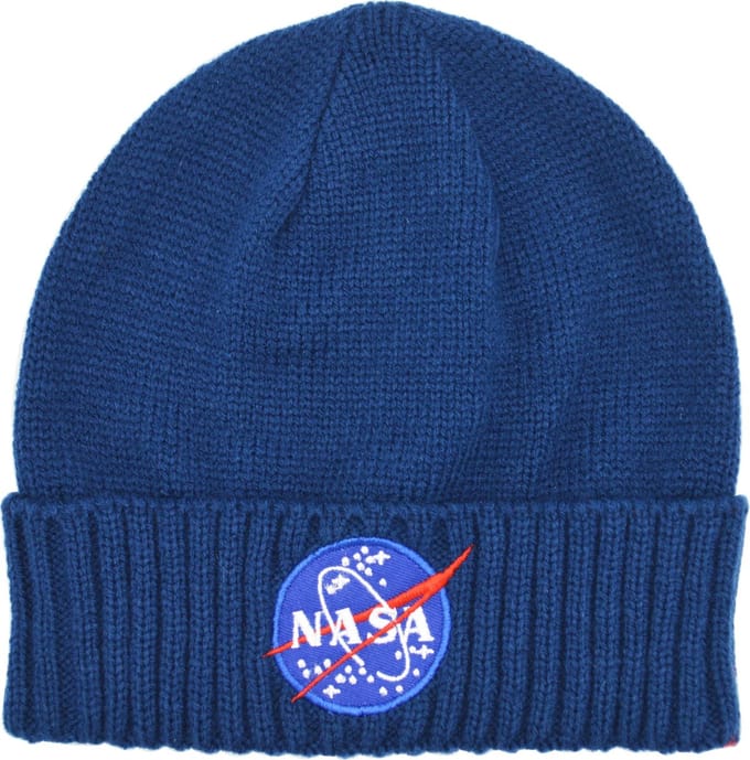 NASA Beanie Muts - marine - Nasa logo - Unisex - one size
