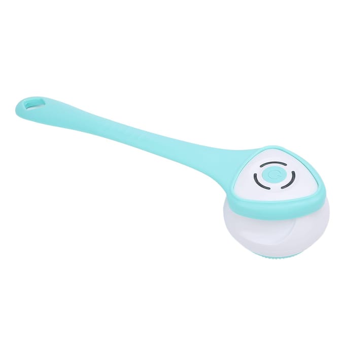 Brosse Électrique pour le Corps Multifonctionnelle Manche Longue Brosse de Douche Résistante à l'Eau Douche Électrique violet
