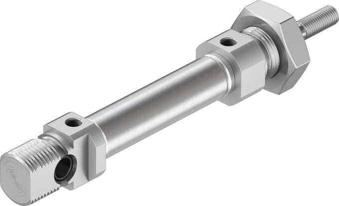 Festo Cilinder 12mm Boring 25mm Slag ISO 6432 Dubbelwerkend - 19190 - P2CS3