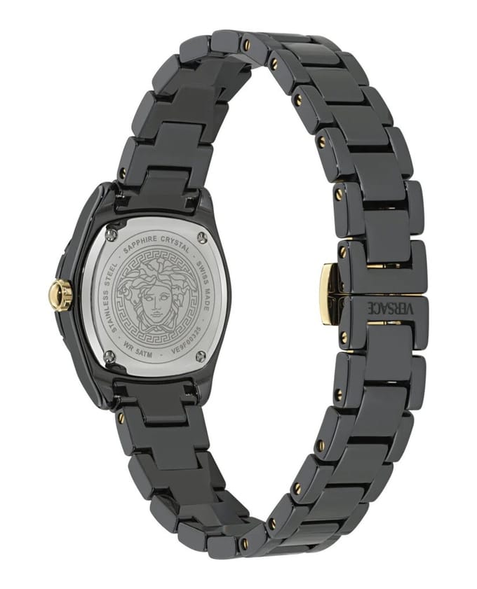 Versace DV One Diamond VE9F00325 Horloge - Keramiek - Zwart - Ø 28 mm