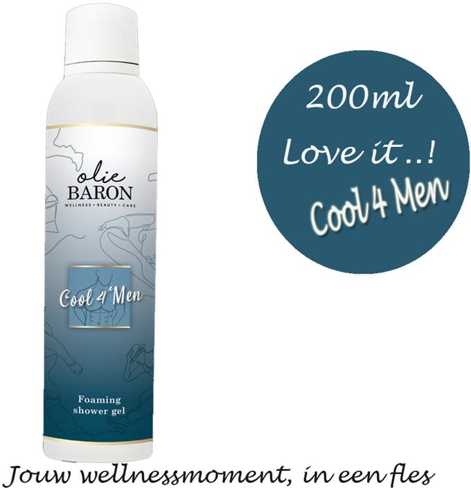Foaming Shower Gel Cool4Men – 200ml – Verfrissende shower mousse