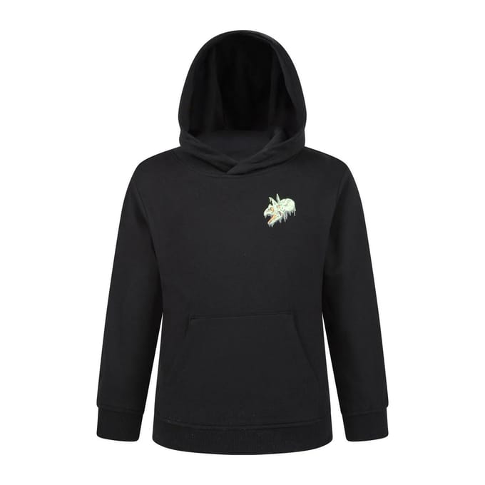 Mountain Warehouse Kinderen Drippende Dino Hoodie (Jet Black)
