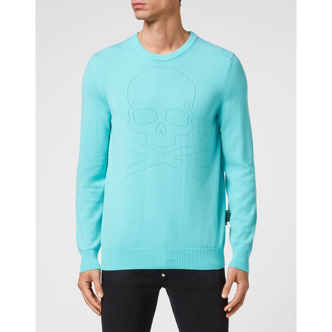 Pullover Ronde Hals Skull And Plein