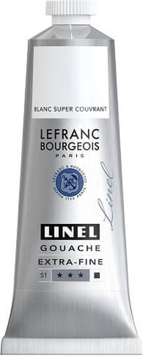 Lefranc & Bourgeois Linel Gouache Extra Fine Super Hiding White 229 14ml