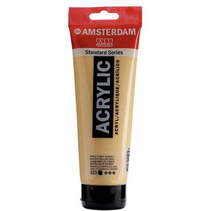 Acrylverf - #222 Napelsgeel Donker - Amsterdam - 250 ml