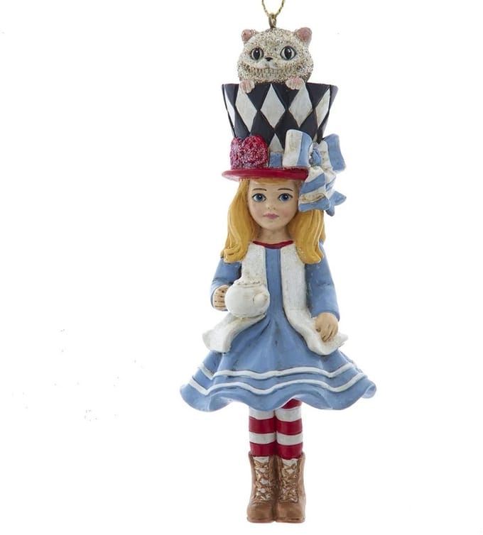 Kurt S. Adler - Alice in Wonderland Kersthanger - 13,3 cm - polyresin