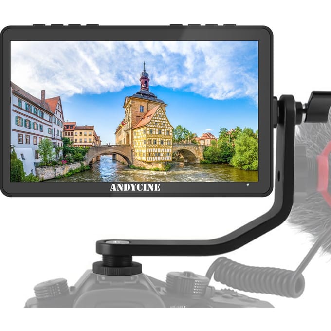 ANDYCINE A6 Max 6 Inch DSLR Camera Veldmonitor Touchbediening Regisseur Videomonitor 3D Lut