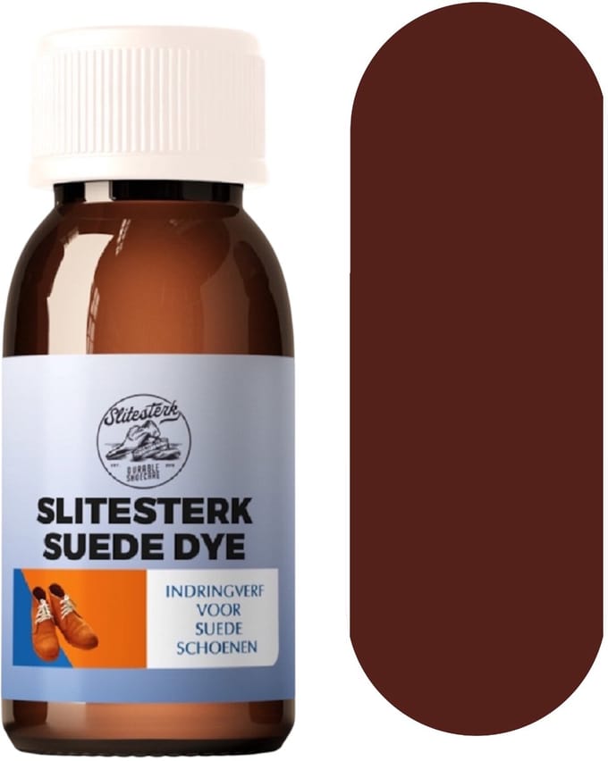Slitesterk Suede indringverf voor schoenen en laarzen - BRUIN - 100ml