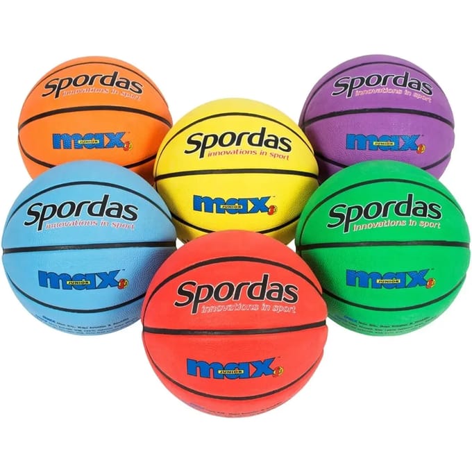Spordas - Basketballen set van 6 - Max -Maat 7