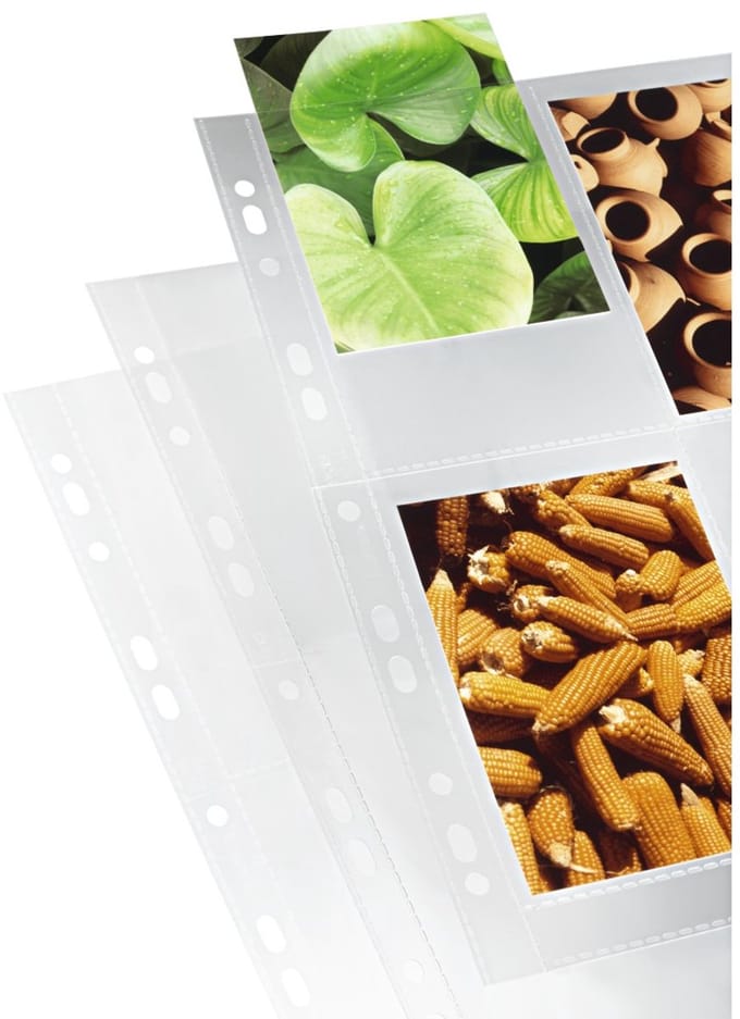 Hama Fotohoezen - A4 Formaat - 2x2 - Transparant - 10x15 cm - 10stk.