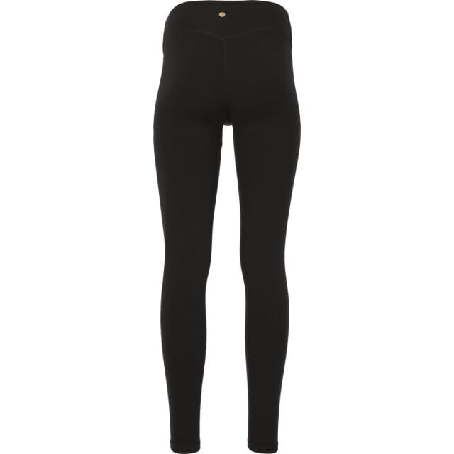 ATHLECIA - luxe w tights - Lange trainingslegging dames - Zwart, wit