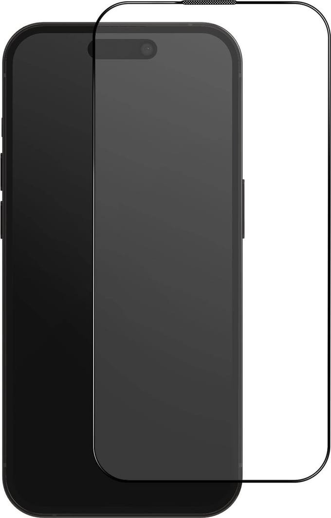 BLUEO, Matte Screenprotector Geschikt voor iPhone 14 Pro - Anti-reflectie, Zwart