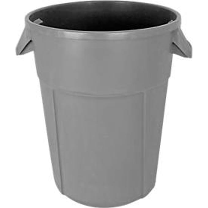 Ronde bak, geschikt voor levensmiddelen, 85 l, grijs