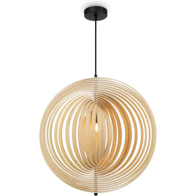 Maytoni - Hanglamp Roots - Zwart - Ø60