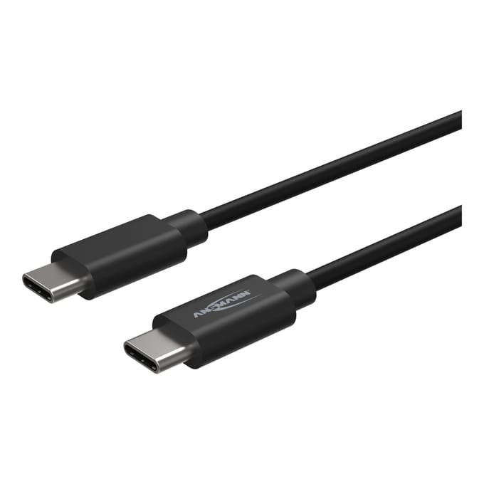 Ansmann USB-C kabel data en opladen 120 cm zwart snel laden.