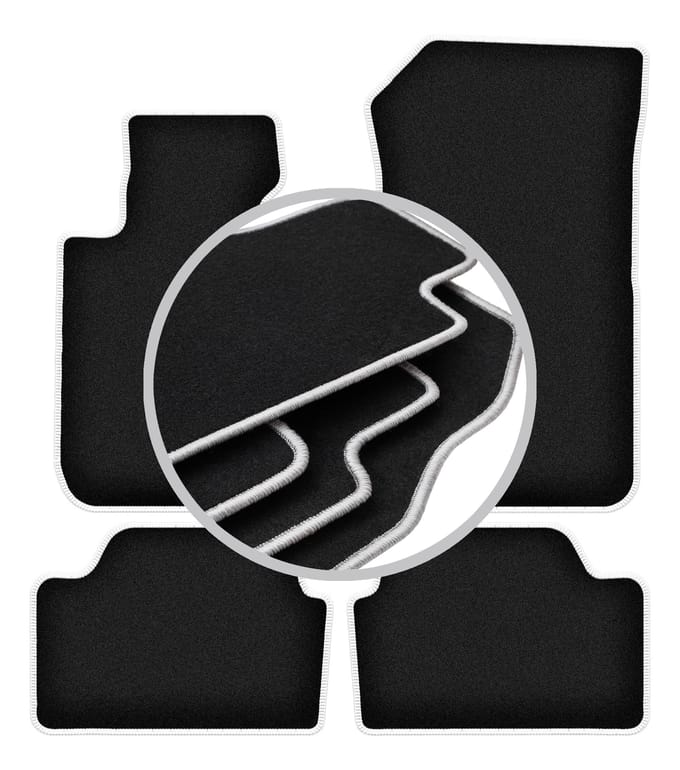 CARLUX-SILVER automatten voor: BMW X1 E84 SUV (2004-2011)