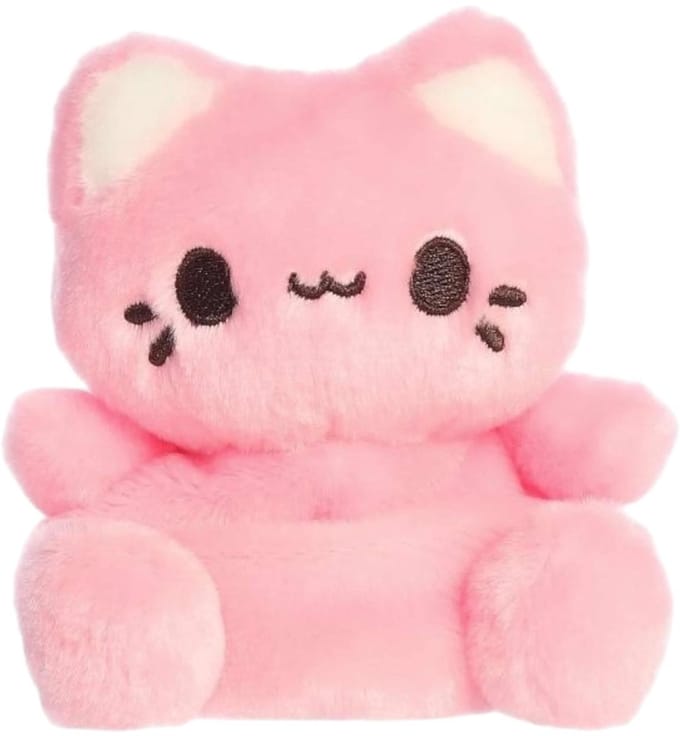 Palm Pals - Strawberry Meowchi knuffel - 13 cm - Pluche