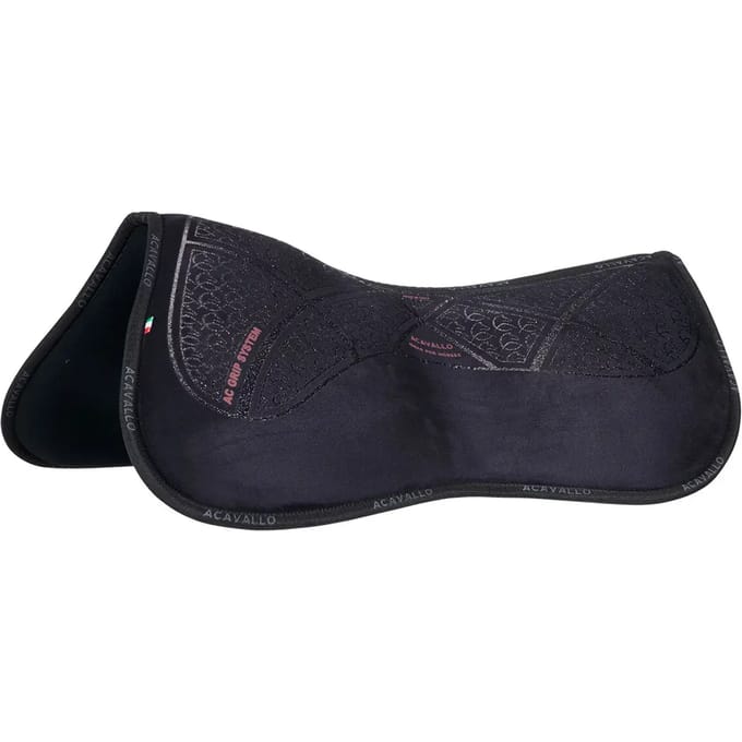 Duiste voor paard van synthetisch leer met AC grip in silicone Acavallo System & Memory
