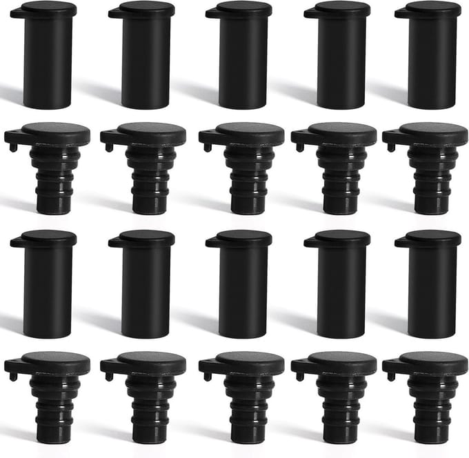 DEWIN Photovoltaic Solar Connector Dust Plug,Connector End Caps for Solar Panel Connector Solar Connectors Rubber - ShopVlot