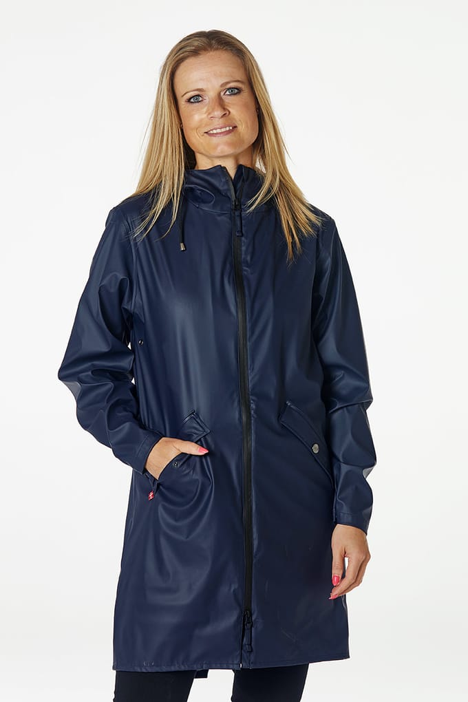 Liesa Marineblauw Jas