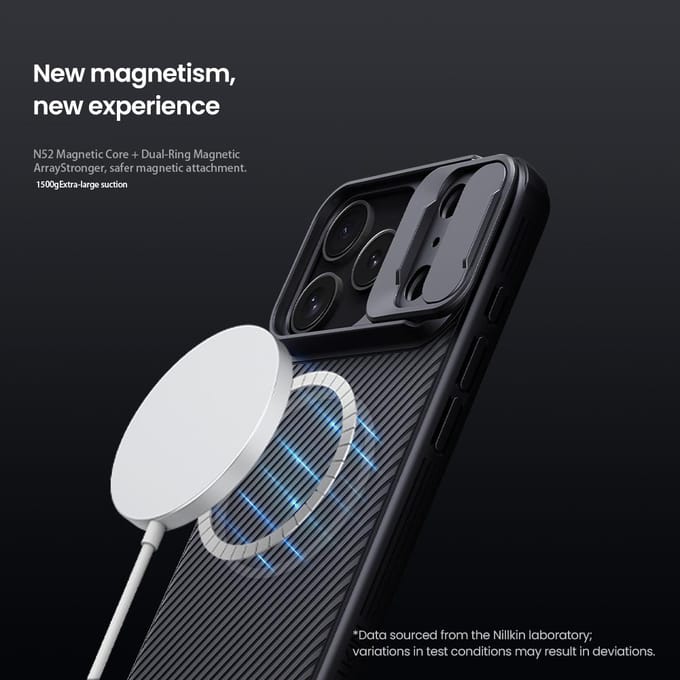 Nillkin Camshield Pro Case Voor Magsafe Iphone 17 Pro Magnetisch Hoog