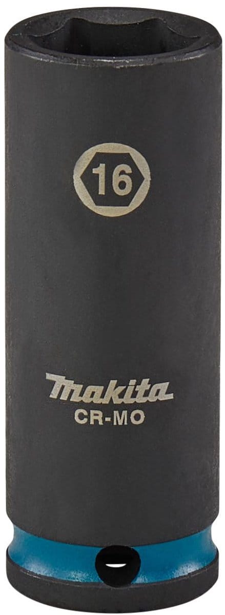 Makita E-16330 Impact Black Krachtdop 3/8 | 16 x 63 mm