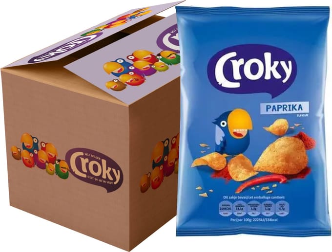 Croky | Paprika | 20 x 40 gram