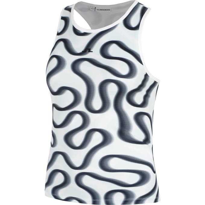 JLindeberg Doris Printed  Tanktop Dames-lichtblauw