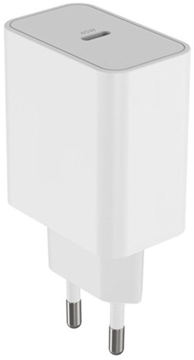 OneOne 45W super snellader. Witte USB C oplader. PD lader adapter past op Apple iPhone 13 Mini, iPhone 13 Pro, iPhone 13 Pro Max, iPhone 14, iPhone 14 Plus, iPhone 14 Pro, iPhone 14 Pro Max