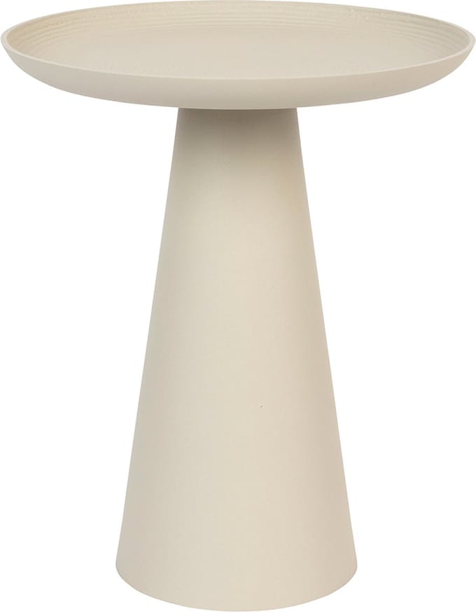 Housecraft Living Ringar Bijzettafel Rond 34,5x34,5 cm Metaal Wit